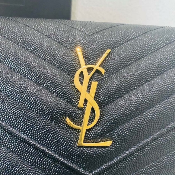 Auth YSL Wallet on Chain Large Envelope Brand New - Picture 9 of 9